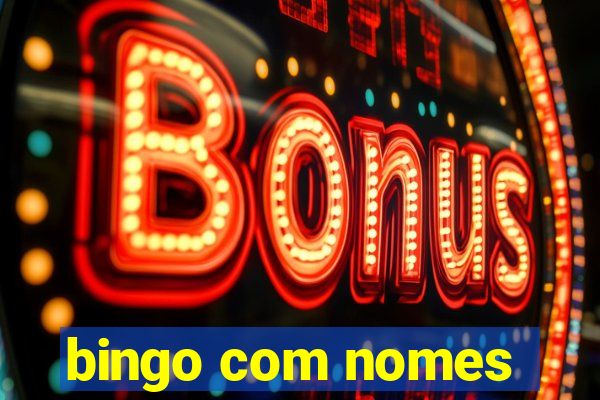 bingo com nomes